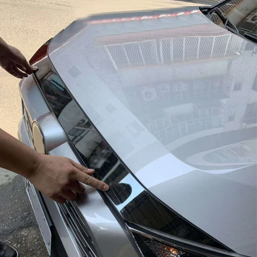 

Stainless steel Front Hood Engine Decorative Cover Trim For Toyota RAV4 AX50 2019 2020 Accessories Regular version
