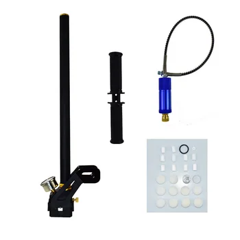 

DCCMS 30MPA4500PSI High Pressure Air Pump Hand Operated PCP Pump Stainless Steel For Camping Diving Shooting Car Bicycle Hunting