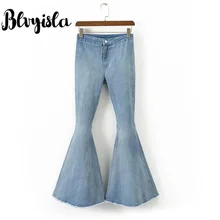 Blvyisla шик большим рогом обтягивающие сексуальные СКИННИ ДЖИНСЫ Для женщин длинные штаны повседневные штаны в стиле ретро скинни, бойфренды Стиль