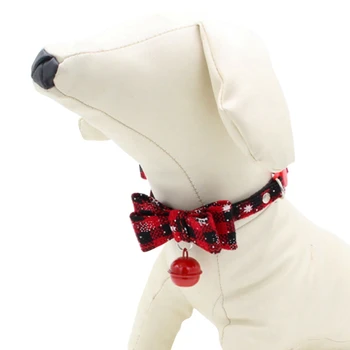 

1PC Pet Cat Dog Collars Tie Dogs Bowtie Collar Christmas Grooming Holiday Decoration Pet Thread Webbing Wedding Accessories