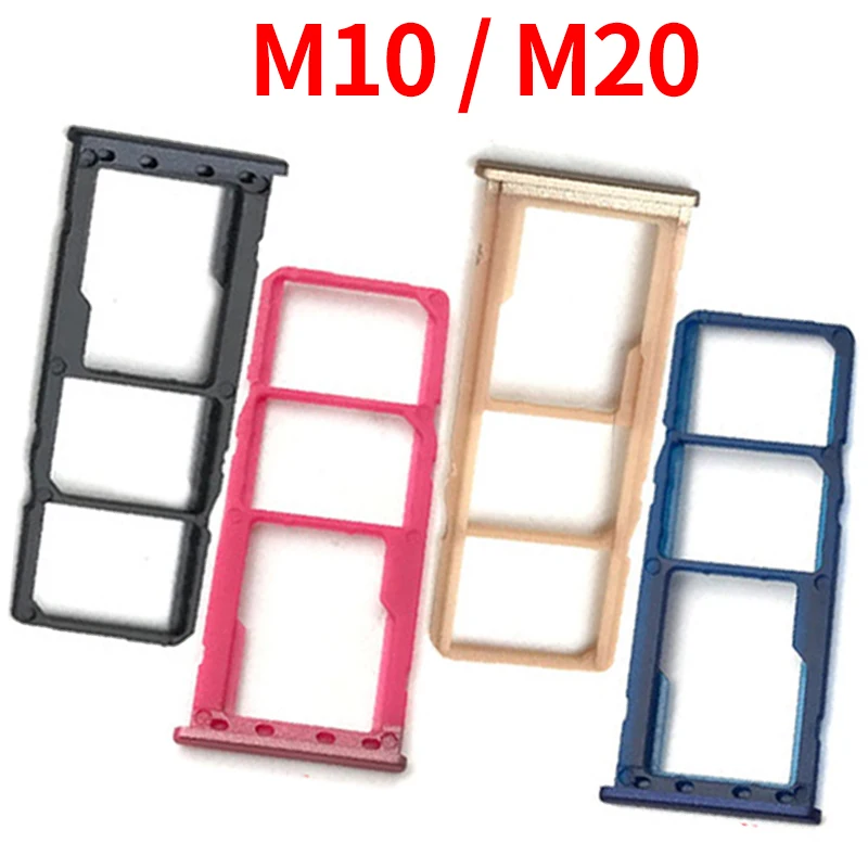 50pcs For Samsung M10 M105 M105f M M5 M5f Sim Card Tray Sd Reader Holder Dual Sim Card Tray Slot Holder Replacement Part Sim Card Adapters Aliexpress