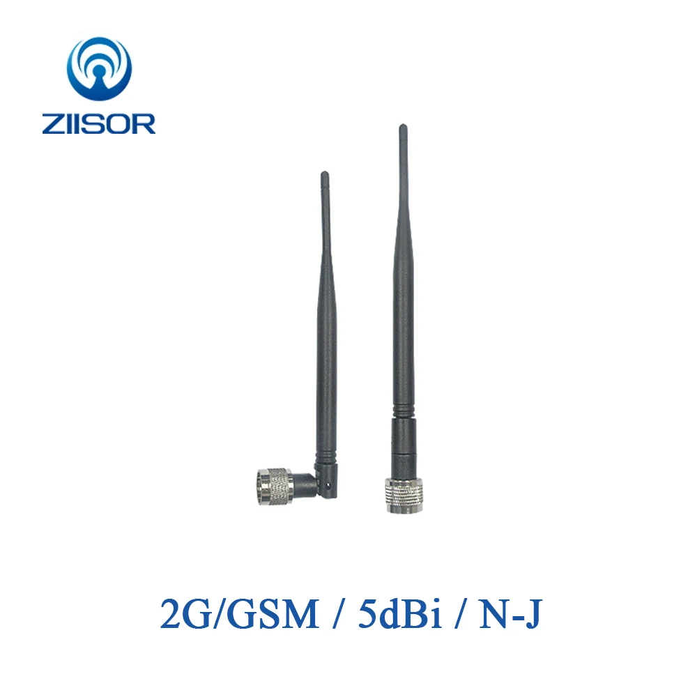 2G/GSM/GPRS Гибкая резиновая антенна 5dBi модуль ZigBee Wifi Bluetooth 5dBi N-J мужской Omni 700-2600 MHz Ziisor Z20-B4GNJ