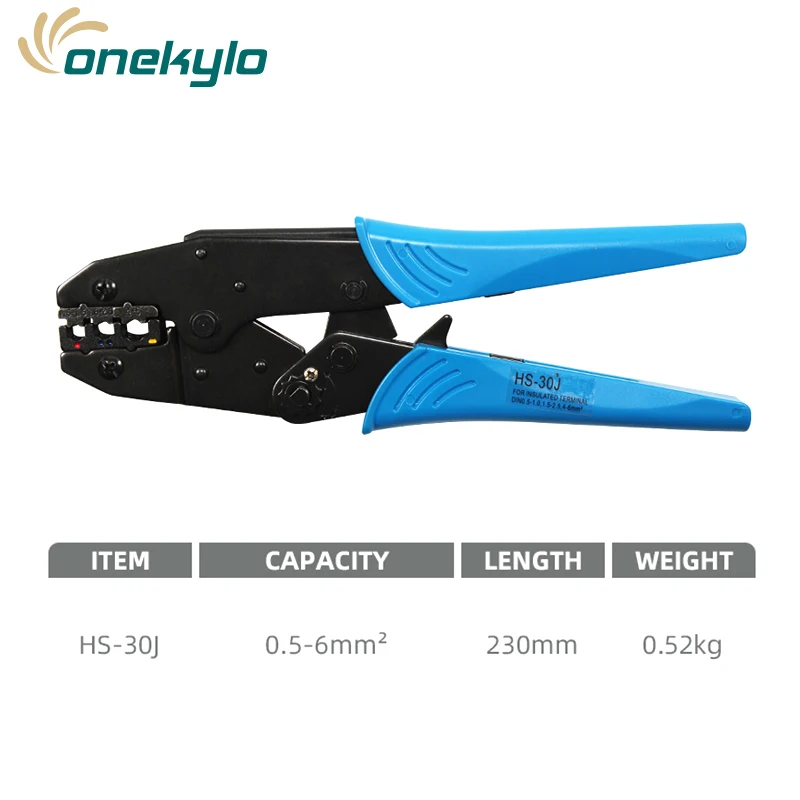 

crimping tool insulated terminal ferrule crimper wire crimp hand tool HS-30J pliers 0.5-6mm2 alicate crimpador