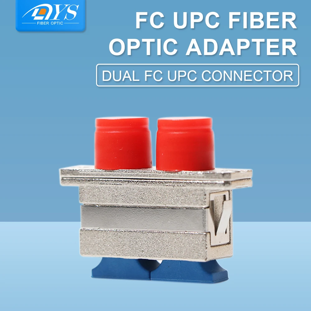 

20pcs FC-SC/SC-FC Dual Core Adapter Fiber Optic Singlemode Coulper With Flange Duplex FC Multimode Coupler