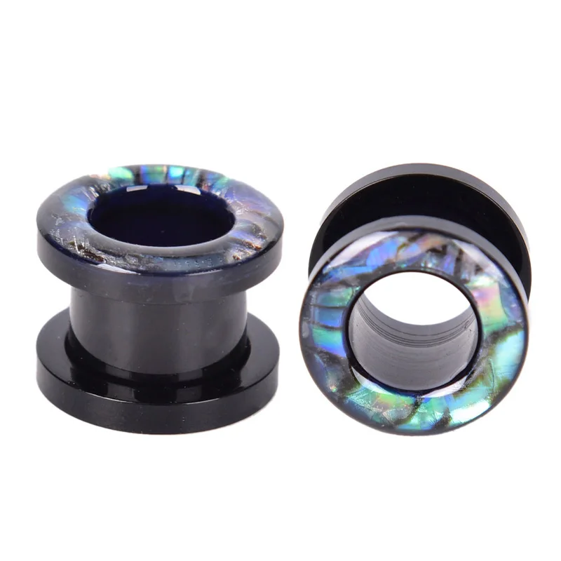 1 шт. двойные сверла туннели затычки серьги ювелирные пробки | Украшения и