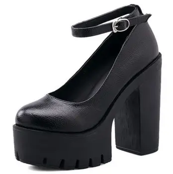 

YEELOCA 2020 new spring autumn casual a001 high-heeled shoes sexy ruslana korshunova thick heels platform XS5874