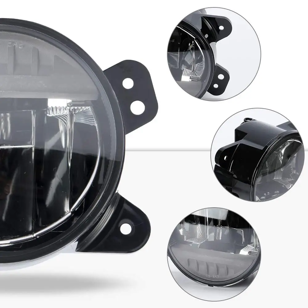 أضواء الضباب LED لسيارة جيب رانجلر JL JLU Rubicon...