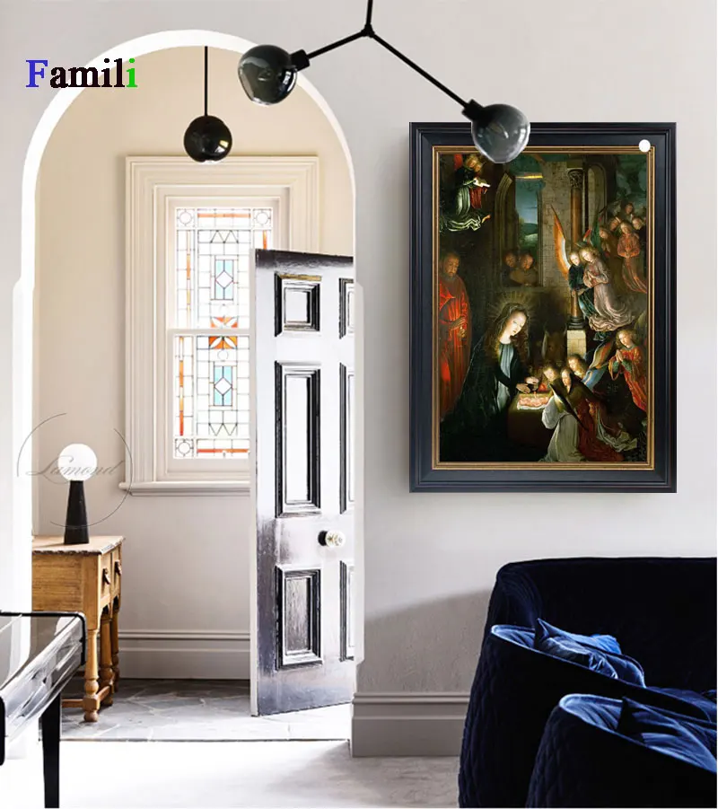 

Cuadros Vintage Classical Style Canvas Print Painting Poster Art Wall Pictures for Living Room Retro Character Body Home Decor-4