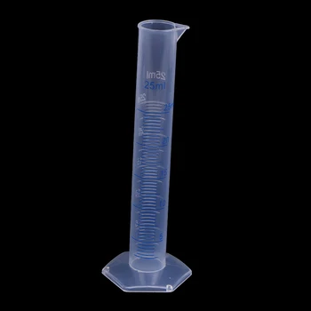 

Hot sale 25ml measuring cylinder blue scale acid and alkali resistant