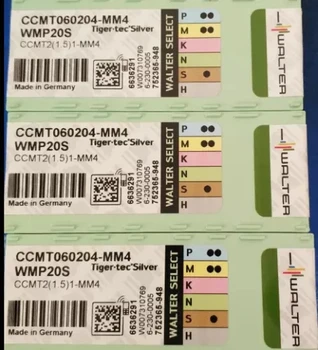 

10PCS WALTER CARBIDE INSERT CCMT060204-MM4 WMP20S