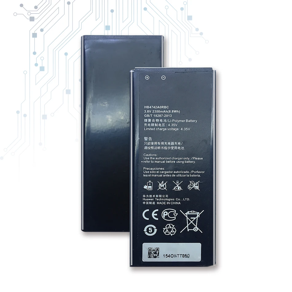 Сменный аккумулятор для Huawei Honor 3C G730 T10 T00 2400 мАч HB4742AORBC с кодом трека|Аккумуляторы