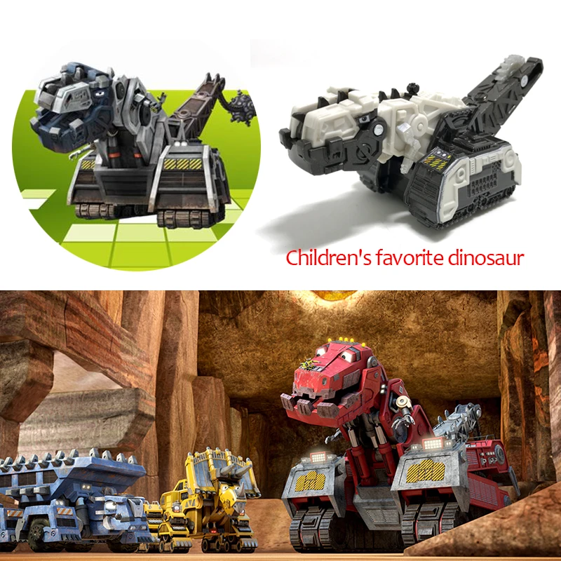 D-STRUCTS Dinosaur Truck rimovibile Dinosaur Toy Car per modelli Dinotrux nuovi regali per bambini giocattolo modelli di dinosauri giocattoli per bambini