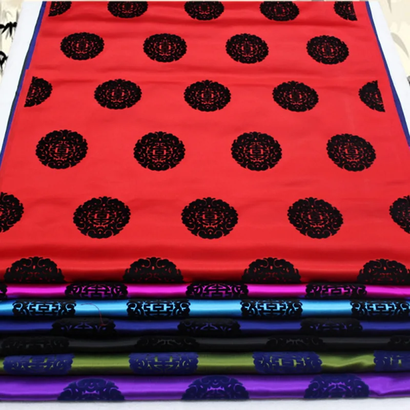 

Silk Satin Brocade Materials Mongolian Tibetan Robes Chinese style Tang Dynasty Costume Fabrics Stage decoration Dragon Cloth