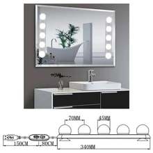 Светодиодный светильник-зеркало студийный светильник на присоске USB косметический светильник s Настольный светильник для ванной комнаты лампы MF999