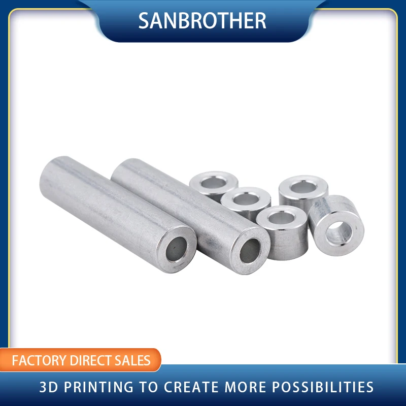 Opensource Aluminium Spacer V-Slot Isolation Column Separate Pillar Quarantine Bore 5MM Reprap 3D Print Pulley 3D Printer Parts