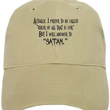 Злой сатана бейсболка
