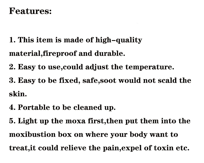 Moxibustion Box Moxa Sticks Mini Mugwort Tube Burner Acupuncture Therapy Point Body Warm Massage Heating Treatment Pain Relief