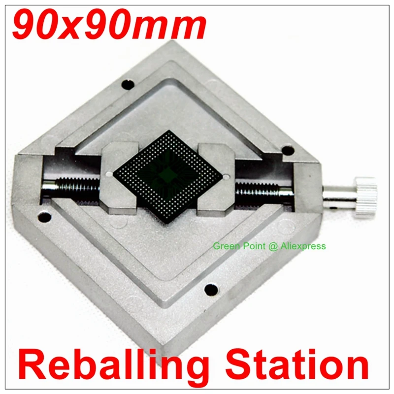 New 90X90mm BGA Reballing Station Stencils Template Holder Reflow Station Accessory PCB Chip Soldering Repair Template Holder