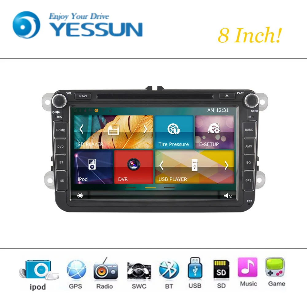 Автомобильный DVD плеер система Wince для VW Golf Passat Jetta B6 автомагнитола стерео GPS