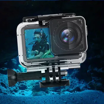 

TENENELE For Osmo Action Camera Dive 60M Waterproof Housing Case For DJI Osmo Action Accessories Floating Underwater Protection