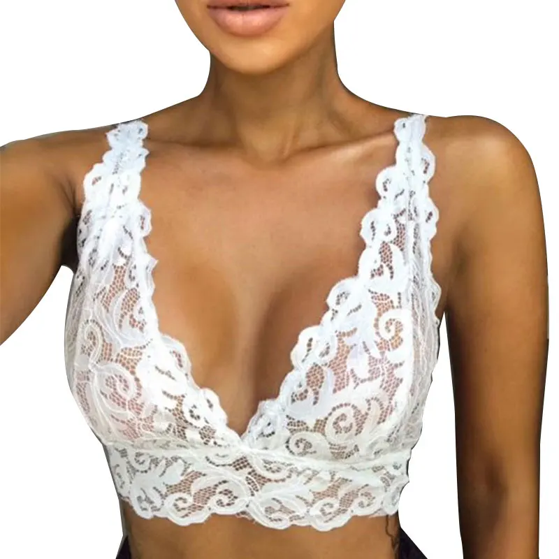 red bra Bodysuit Lingerie Women Bra Underwear Hollow Lace Bra Exquisite Charming Underwear Spandex Lace Comfortable Girls Clothes longline bra