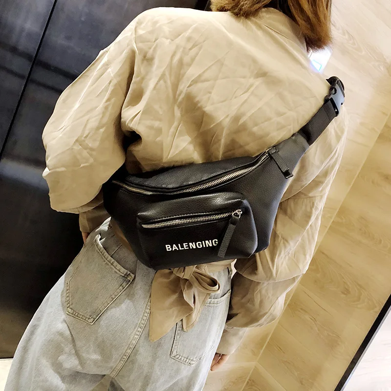 

2018 Korean-style New Style Women's Lettered Wallet Casual Versatile PU Crossbody Bag Mobile Phone Change Chest Pack