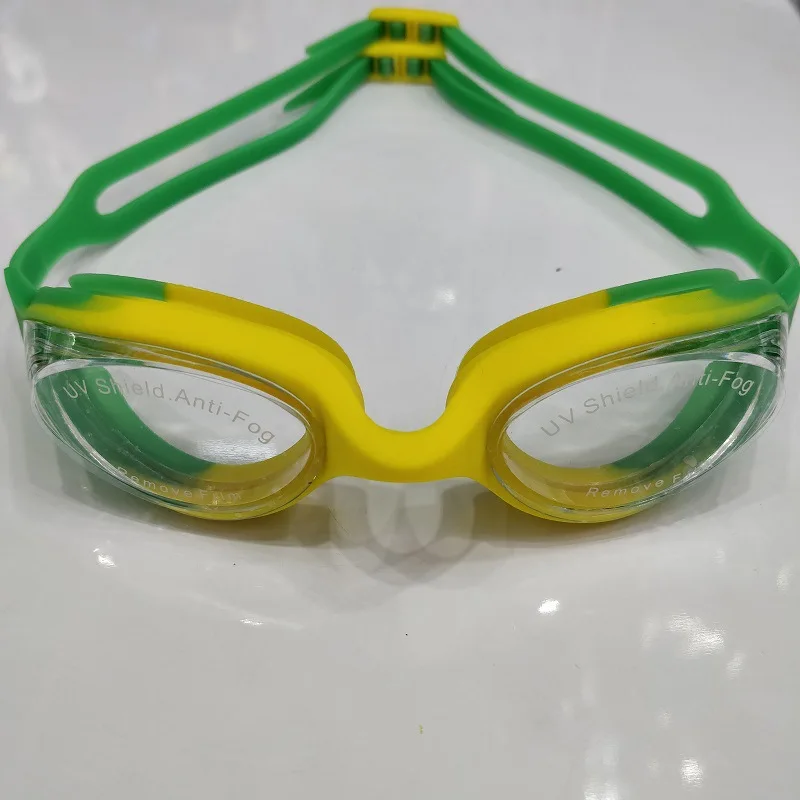 

Water Waves Mink Fashion Casual Anti-fog Silica Gel Adult Swimming Glasses Environmentally Friendly PC One-piece Goggles