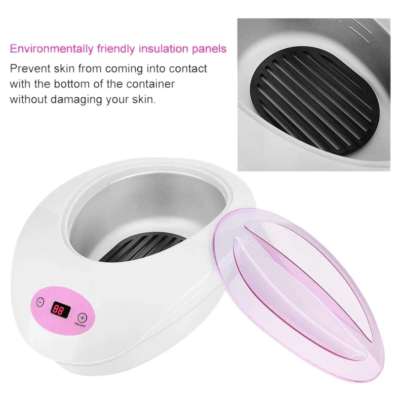 Набор для подогрева воска, электрический эпилятор для удаления волос, подогреватель воска для депиляции, нагреватель воска для всего тела, ног, лица, бровей(штепсельная вилка США