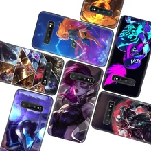 League of legends костюм LOL Akali Sexy Nurse V черный чехол для samsung Galaxy S10 Note 10 9 8 S9 S8 J4 J6 J8 + плюс S7 S6 силиконовый чехол для телефона(China)
