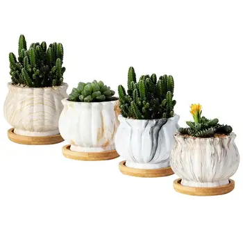 

8Pcs Pots Fleshy Flower Pot Ceramic Flower Pot Household Flower Pot Ceramic Pot for HOme Plant Decor Office