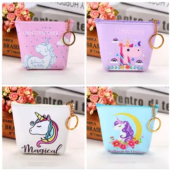 

Cute Girl Kids Coin Purses Holder Animal Unicorn Women Mini Change Wallets Money Bag Coin Bag Children Zipper Pouch Gift