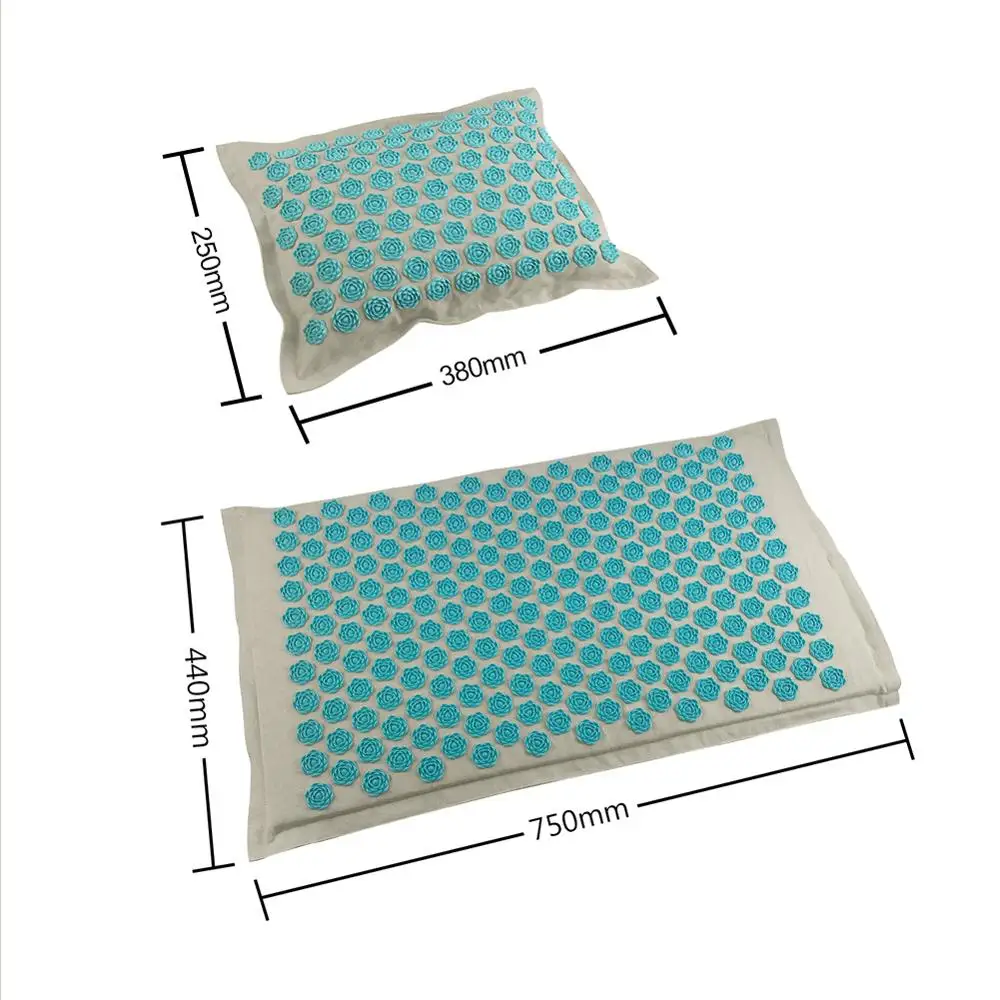 Горячая Распродажа, акупунктурная массажная подушка, подушка, хлопковая ткань, акупрессура, облегчающая боль в спине, шип, коврик, подушки, массажный коврик для йоги