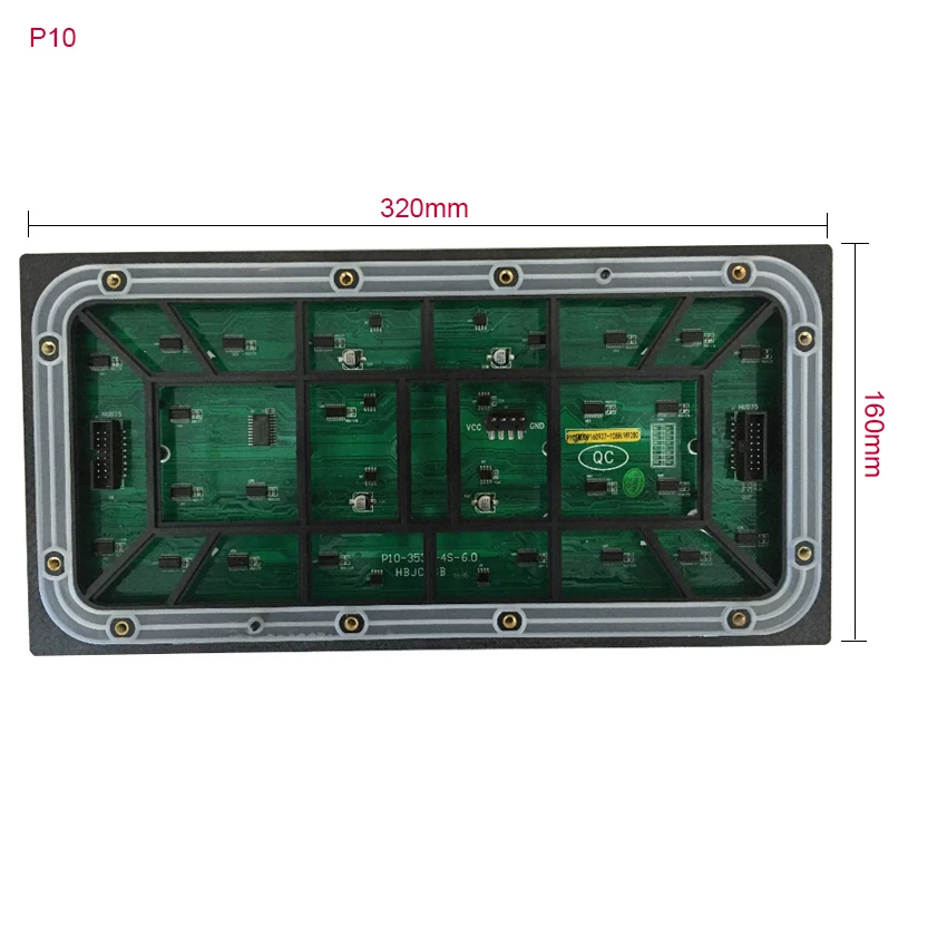 

12pcs 320*160mm P10 Module + Two HD-D10 Controller + Two Power supply