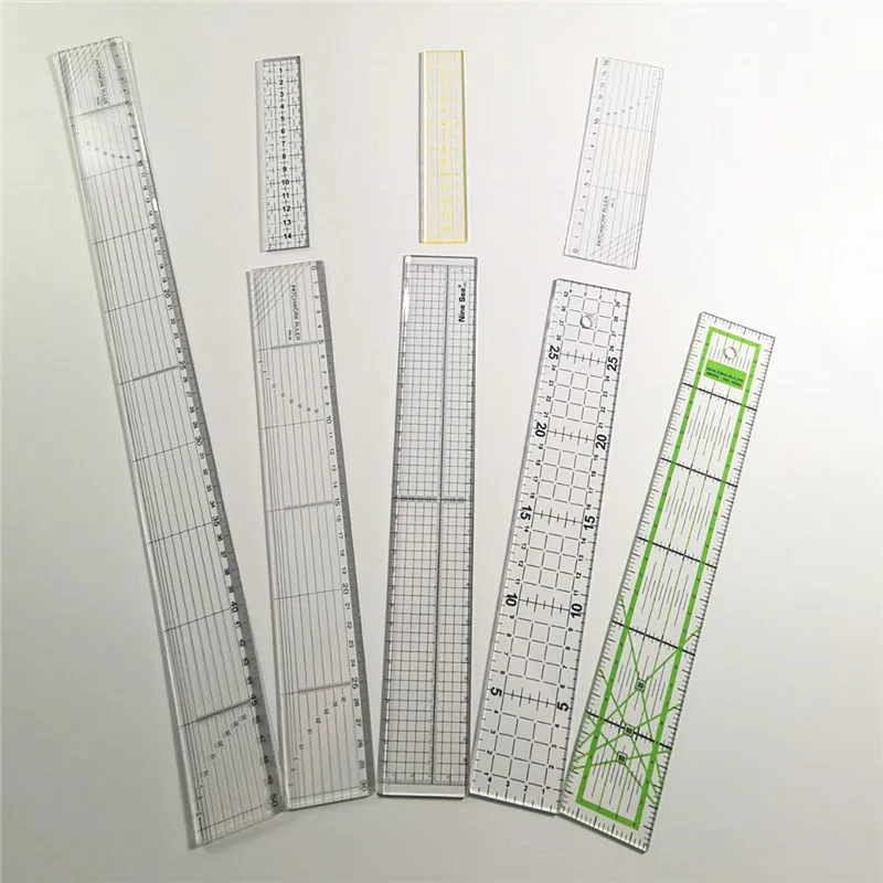 

1pcs Plastic Sewing Tailor Ruler, Patchwork Straight Ruler, Designer Yardstick, Quilting Measure, Ruler, DIY, Drawing Ruler