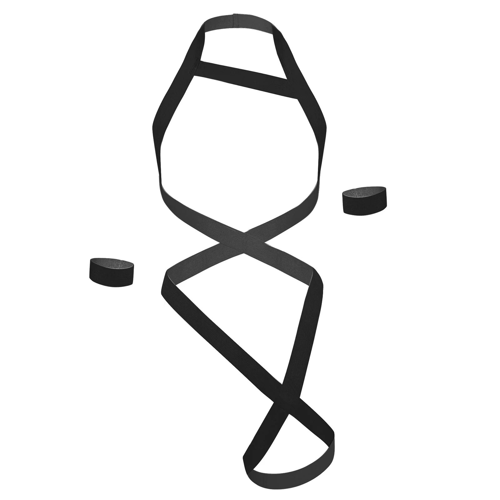 

Mens Halter Lingerie Bondage Body Belt Chest Harness with Armband Erotic Hollow Out Muscle Show Costumes for for Bar Nightclub