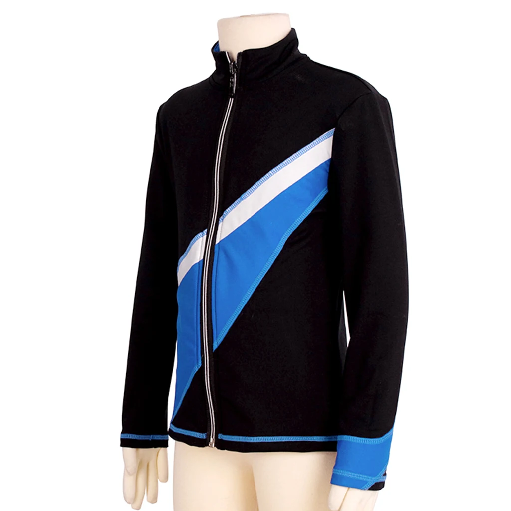 Premium Women Men Girls Ice Figure Skating Practice Long Sleeve Warm Jacket Sportswear Gymnastics Dance Thermal Top