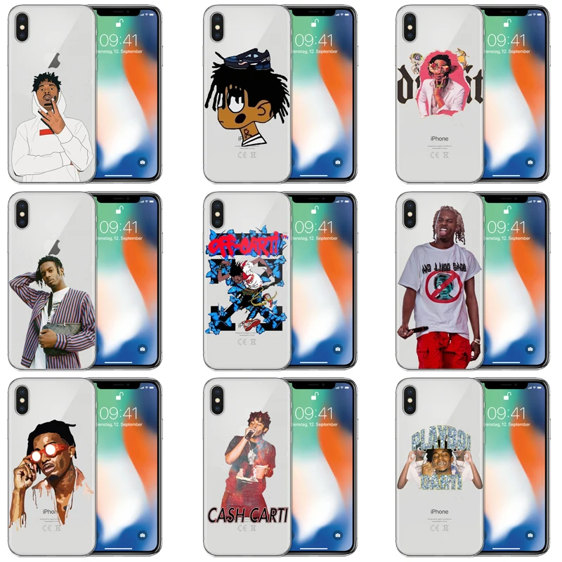 Playboi Carti die lit phone Case For iPhone X XS 11 12Mini Pro MAX XR transparent silicone Cover SE 6 7 8 plus | Мобильные телефоны