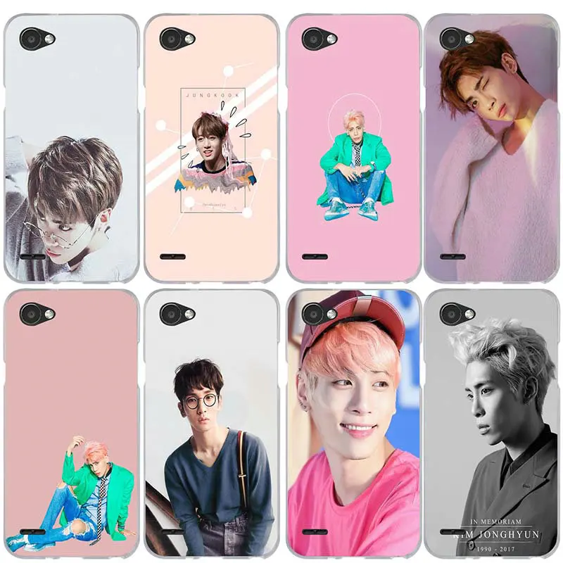 Со звездочками Jonghyun ключ Shinee Kpop Minho Мягкие силиконовые чехлы из ТПУ для LG V10 V20 V30 G2