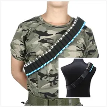 Тактический военный, для дробовика держатель картриджа 26 выстрелов винтовки сумка охотничьи пуля ремень держатель Диагональ висит Пуля Мешок