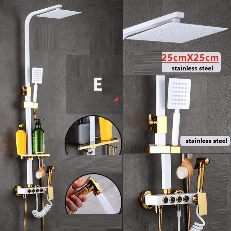 Regadera Prysznic Doccia Conjunto De Dusch система Черный Painel Ducha Douche Do Banheiro Chuveiro Eletrico Душевая система для ванной комнаты