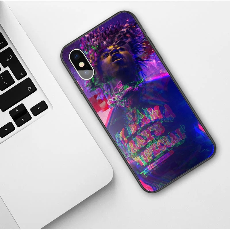 TPU Lil uzi VERT Eternal Atake Rapper Мягкий силиконовый чехол для iPhone X SE 5 5S 6 6splus 7 8 Plus XR XS MAX черный чехол - Цвет: TPU