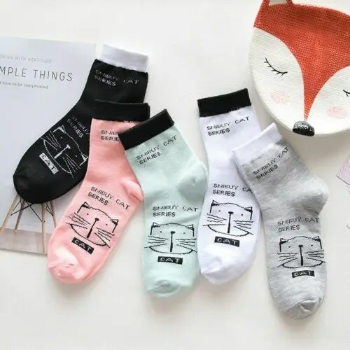 5 пар/лот = 10 штук, осенне-зимние носки, женские носки-тапочки с имитацией нейлона, толстые бархатные зимние носки для девочек - Цвет: Dalianmao C