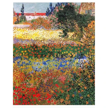 

Van Gogh Blumengarte 5D DIY Diamond Painting Oil Retro Embroidery Diamond Mosaic Rhinestone Cross Stitch home Decoration Gift