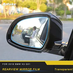 Зеркало заднего вида автомобиля боковое зеркало Защитная пленка крышка отделка наклейки внешние аксессуары для BMW X3 G01 X4 G02 2018
