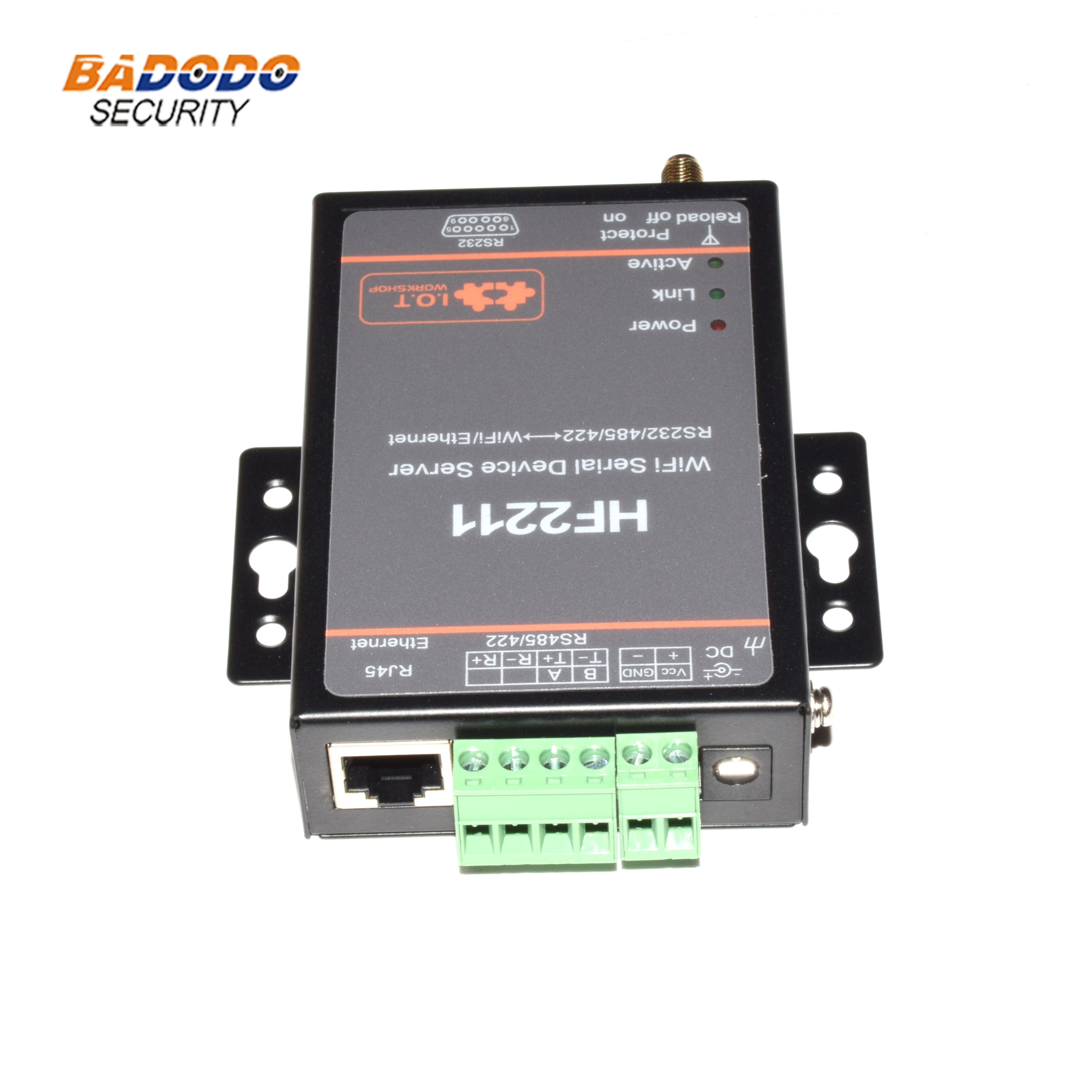HF2211 последовательный порт сервер RS232/RS422/RS485 к WiFi/Ethernet преобразования поддержка TCP/IP/Telnet/Modbus TCP протокол