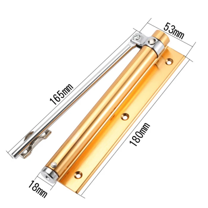 Автоматический Дверной самозакрывающийся шарнир бесшумный легкий отскок не долбежный Пробивной свободный Дверной доводчик GQ999