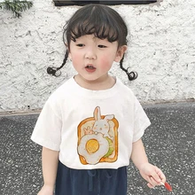 

T-Shirts Summer Children Clothing Anime Loose Casual Clothes Young Children For Boys Cute Rabbit Short Sleeve Round Neck Cartoon