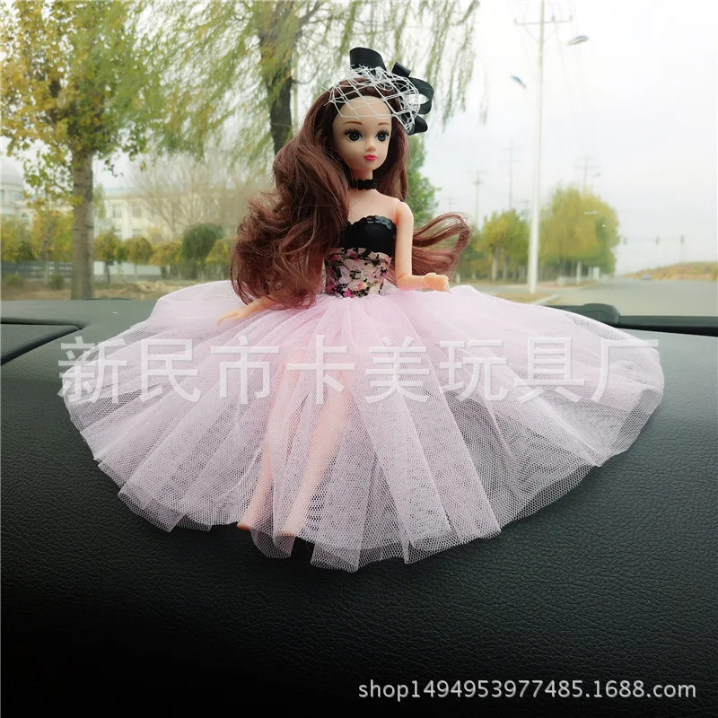 Car decoration creative car Wedding Doll wedding car doll lovely gift center console decoration