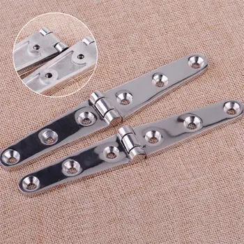 

Car Durable 2pcs 6'' 316 Stainless Steel Cast Strap Hinge Boat Marine Hardware Fitting Accessories