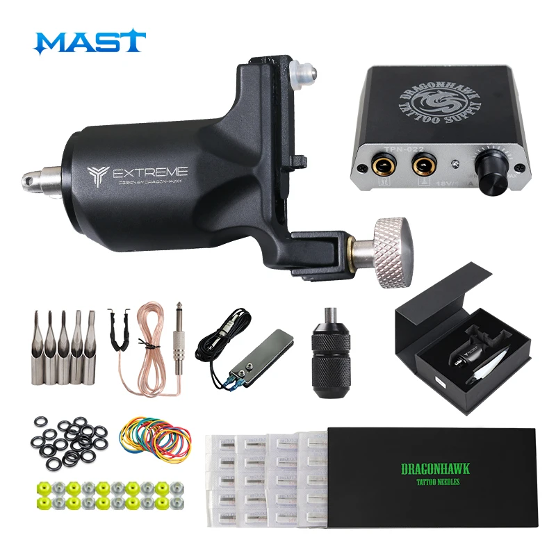 

Professional Tattoo Rotary Machine Set Rotary Guns Mini Power Supplies Tattoo Artist Tools